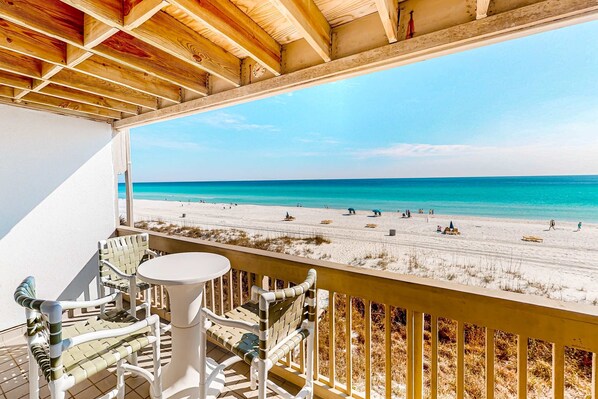 Property grounds - 3rd-floor beachfront condo with Gulf views, outdoor pool, balconies, W/D, & AC (Panama City Beach)