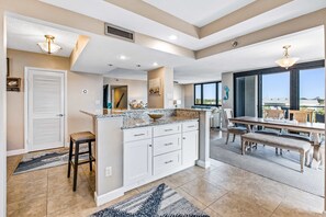 Interior - Fourth-floor condo with Gulf views, outdoor pool, & tennis court (Destin)