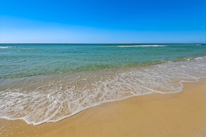 Vlak bij het strand