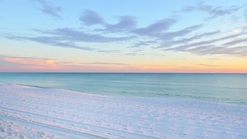 Vlak bij het strand
