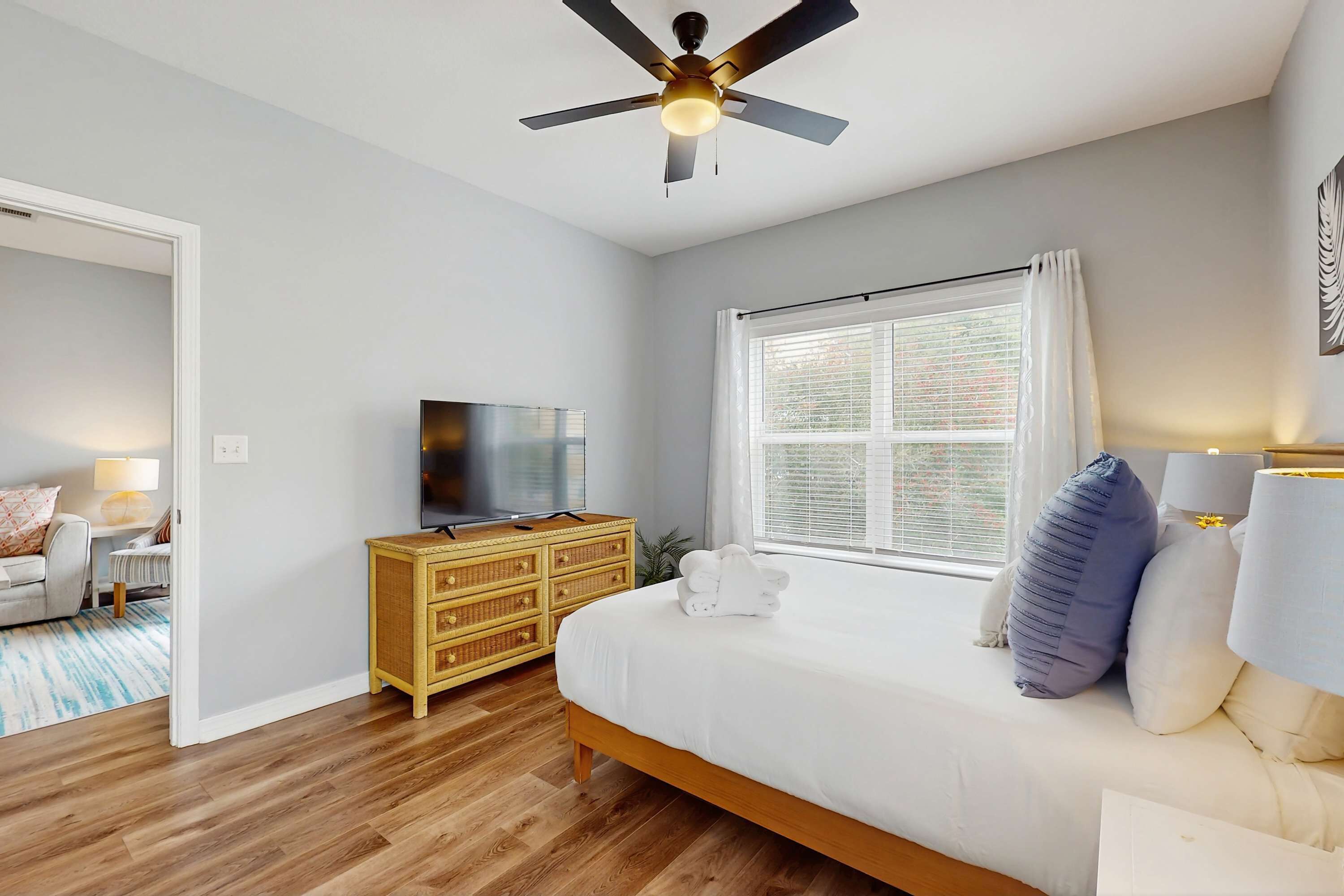 2 makuuhuonetta, vauvan matkasänky, Wi-Fi, vuodevaatteet