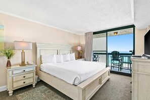 1 bedroom, iron/ironing board, Internet, bed sheets - 17th-floor Gulf-front condo with indoor/outdoor pools, hot tub & on-site dining (Destin)