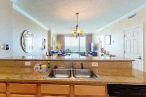 Interior - 15th Floor Beach Condo with Furnished Balcony, Gulf View, Shared Pools, Hot Tub (Panama City Beach)