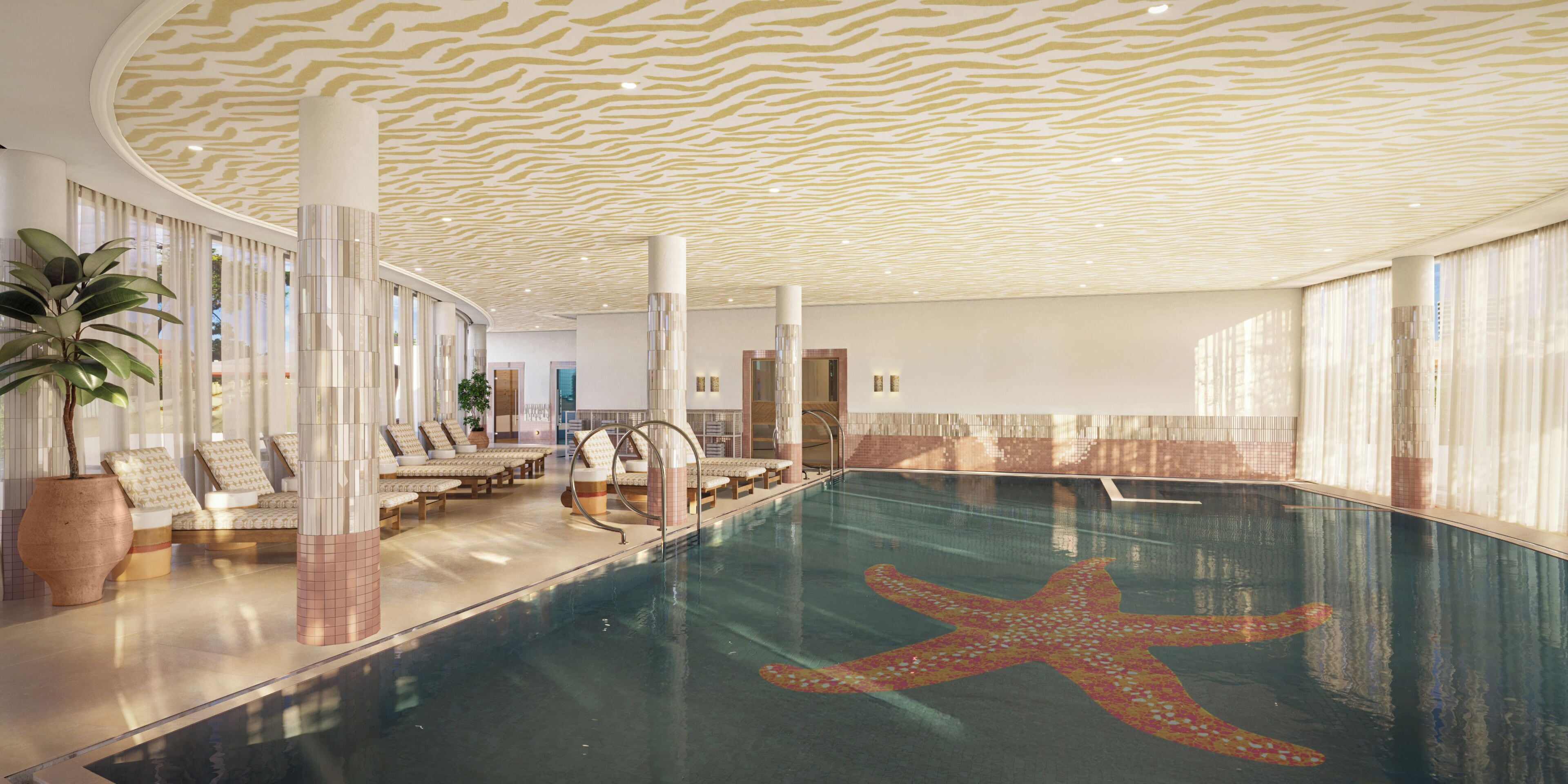 Indoor pool, open 9:00 AM to 8:00 PM, free pool cabanas, pool umbrellas