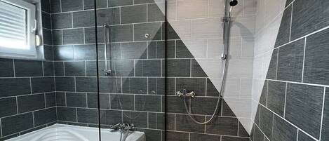 Hair dryer, towels
