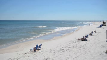 Aan het strand