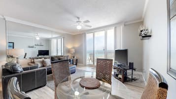 TV, DVD player, offices