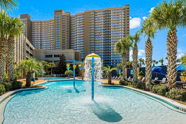 Pool - Beachfront Condo with gorgeous views, shared pool & beach access (Panama City Beach)