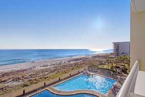 Pool - Picturesque Gulf-Front Condo Steps To Beach Gulfside Pool & Exercise Room (Fort Walton Beach)