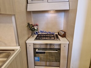 Kühlschrank, Mikrowelle, Ofen, Kochgeschirr/Geschirr/Besteck