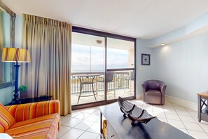 TV, DVD player, offices - Gulf-Front Condo w/ Lovely Gulf View, Beach Access & Shared Pool/Hot Tub/Gym (Destin)
