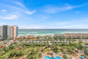 Exterior - 5th-floor condo with Gulf views, heated pool, gym, BBQ area, & private balcony (Destin)