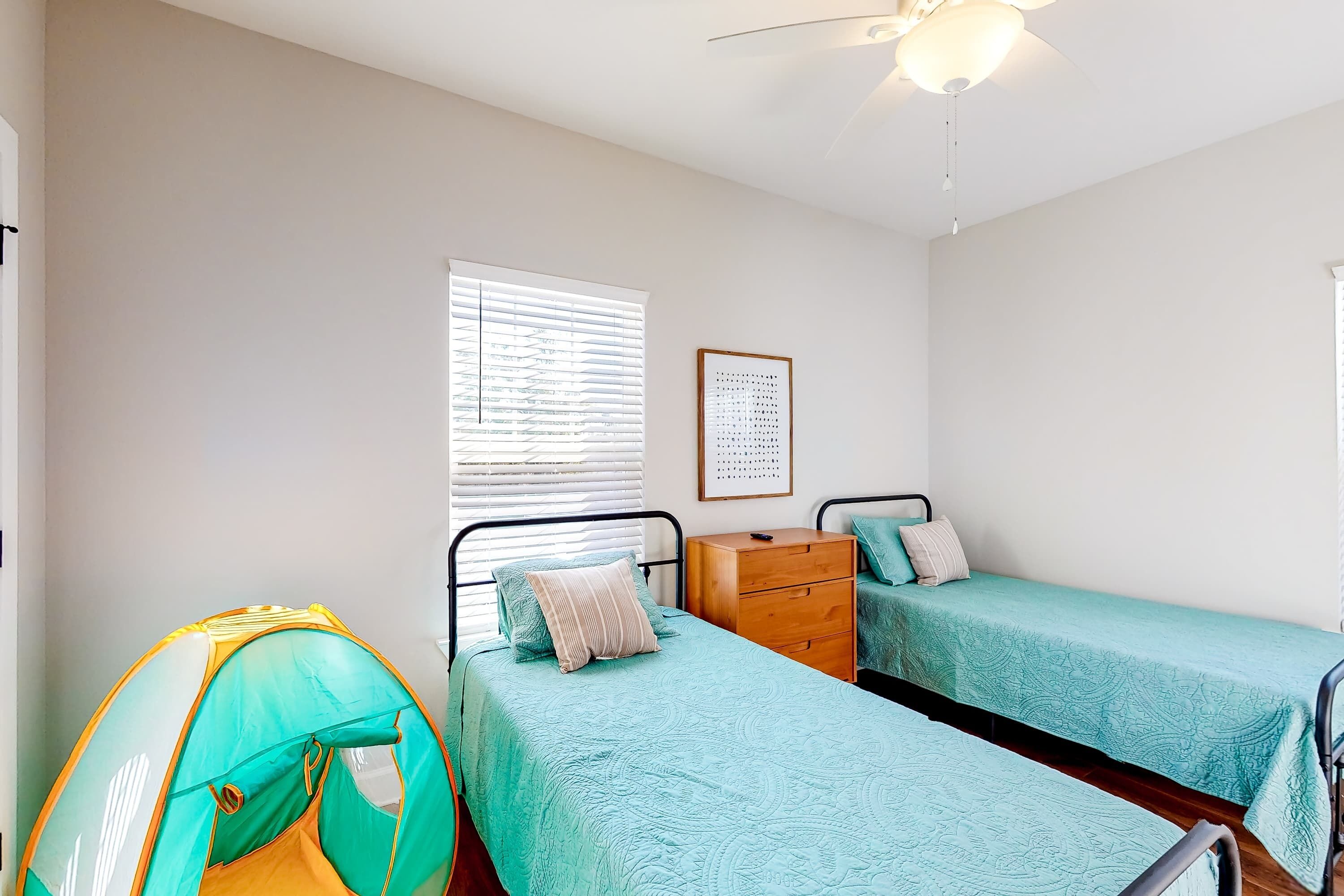 3 bedrooms, iron/ironing board, travel crib, WiFi