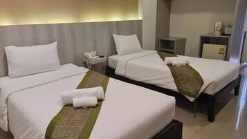 Chambre avec lits jumeaux | Wi-Fi gratuit