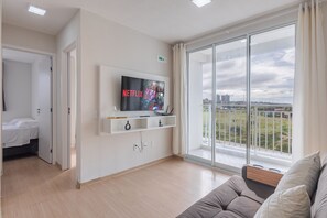 Basic Apartment | Living area - Mirante #606 - Space and Comfort by Carpediem (Fortaleza)