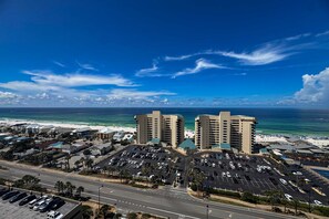 Exterior - 14th-floor condo w/private balcony, water views, outdoor pool, hot tub, gym (Panama City Beach)