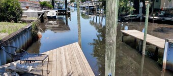 Gorgeous coastal home with plenty of space, dock and outdoor area