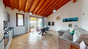 Living area - La Rocca Di Manerba relaxing pool By Bookinggarda (Manerba del Garda)