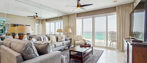 TV, DVD player, offices