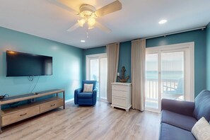 TV, offices - Front Beach C & B2 | 2 Condos in Panama City Beach (Panama City Beach)