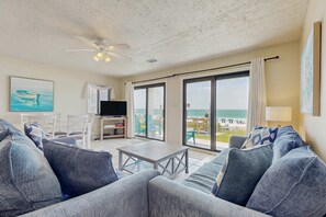 TV, DVD player, offices - Gorgeous, Open Ground Floor Condo Gulf Front w/ Large Patio. Beach Access (Destin)