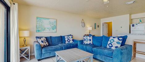 TV, DVD player, offices