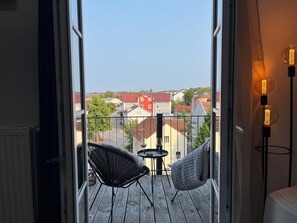 Interior - Apartment Passau 45 m², WLAN, parking, double bed + sofa bed balcony BEYOND STAYING (Passau)