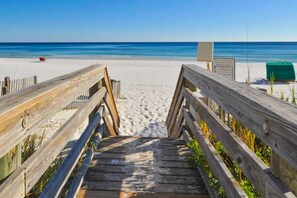 Aan het strand