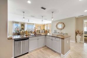 Interior - Elegant Fourth Floor Condo with Shared Pool & Hot Tub, Ocean View, and WiFi (Panama City Beach)
