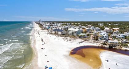 1st floor gulf front condo with amazing views, charcoal grills - walk to the beach