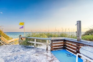 Property grounds - Spacious home near beaches with backyard patio, private outdoor pool, W/D & AC (Santa Rosa Beach)