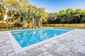 Pool - Spacious home near beaches with backyard patio, private outdoor pool, W/D & AC (Santa Rosa Beach)