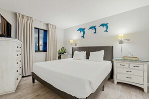 1 bedroom, WiFi, bed sheets - Relax Above the Shore | 11th-Floor Gulf-View Condo (Destin)