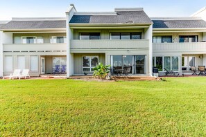 Exterior - Golf course-adjacent home with shuffleboard table & furnished patio (Panama City Beach)