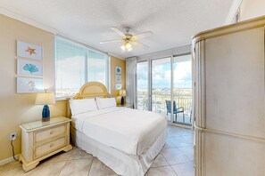 3 bedrooms, iron/ironing board, WiFi, bed sheets - 3rd-Floor Gulf-Front Condo w/Balcony, Shared Hot Tub, Heated Pool, & Fast WiFi (Navarre Beach)