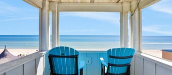 Beachfront home with pool, elevator, dog-friendly