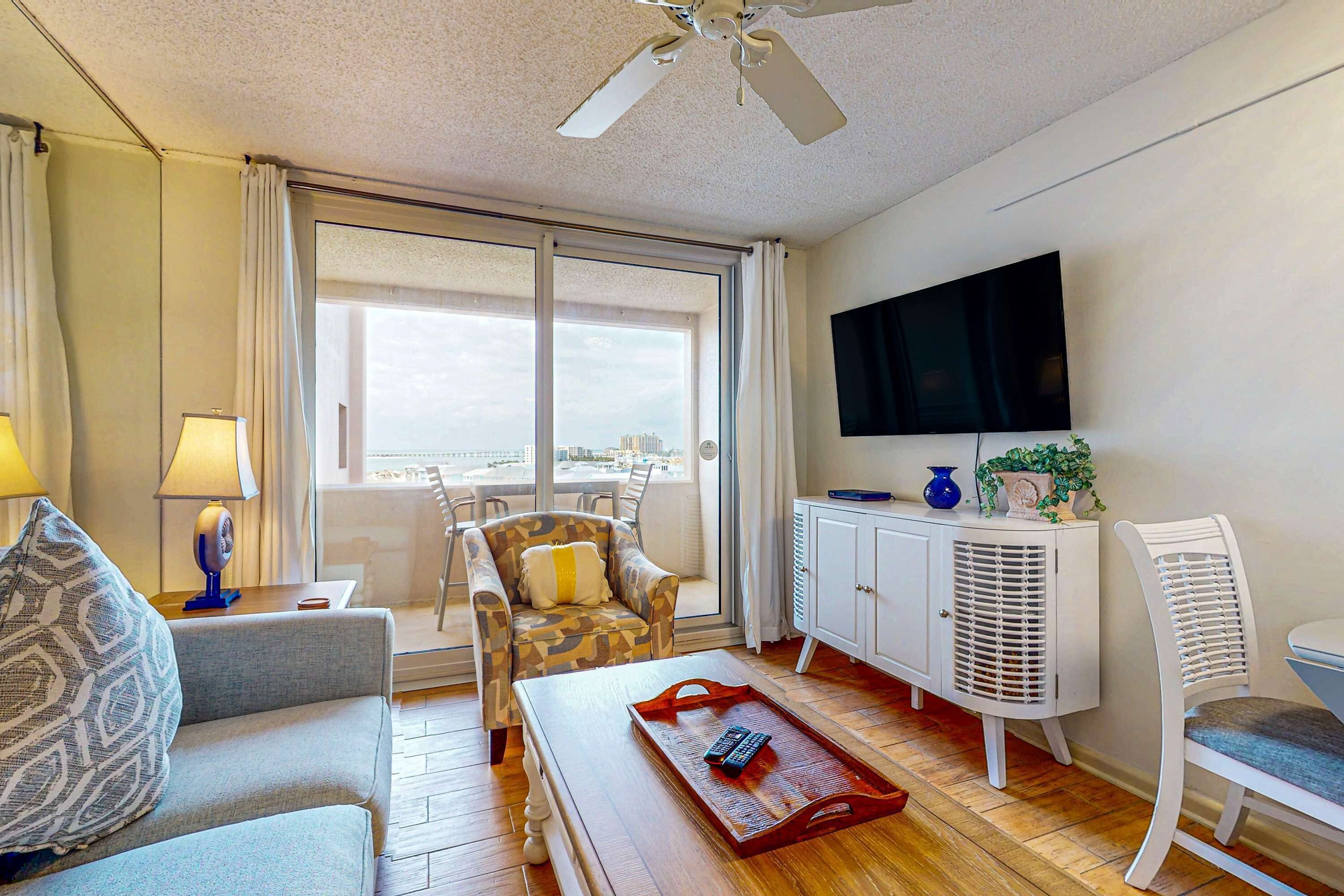 TV, DVD player, offices