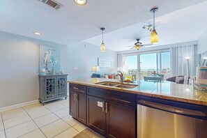 Interior - Elegant condo w/sweeping gulf views, shared pools, snack bar & grill area (Destin)