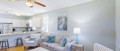 TV, DVD player, offices