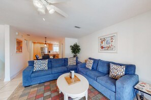 TV, DVD player, offices