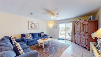 TV, DVD player, offices