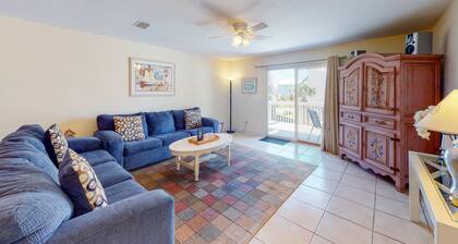 Dog-friendly townhome in private community with pool - near beach