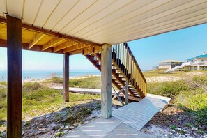 Property grounds - Gorgeous private home with gulf views, dog-friendly & community pool (St. George Island)