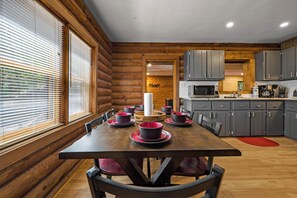 Dining - *Secluded 2BD Cabin w/ Hot Tub! Fireplace + GAMES* (Sevierville)