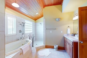 Shower, towels