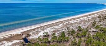 Brand-new beach house with pool, beach access, AC, & W/D