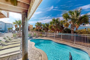 Pool - Dog-friendly beach house with a private pool, firepit, AC, & washer&dryer (Port St. Joe)