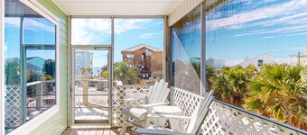 Dog-friendly beach house with a private pool, firepit, AC, & washer&dryer