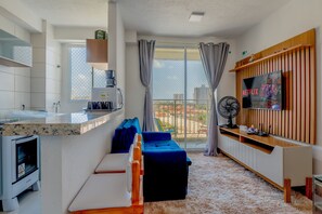 Basic Apartment | Living area - Mirante #705 - Fortaleza By Carpediem (Fortaleza)