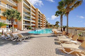 Pool - First Floor Condo with a Partial Gulf View, Splash Pad, and More (Fort Walton Beach)